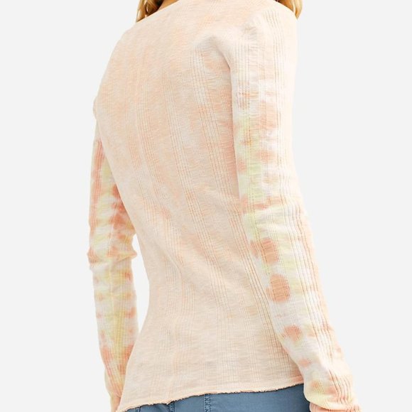 Free People Pink Long Sleeve Tee - Picture 3 of 10